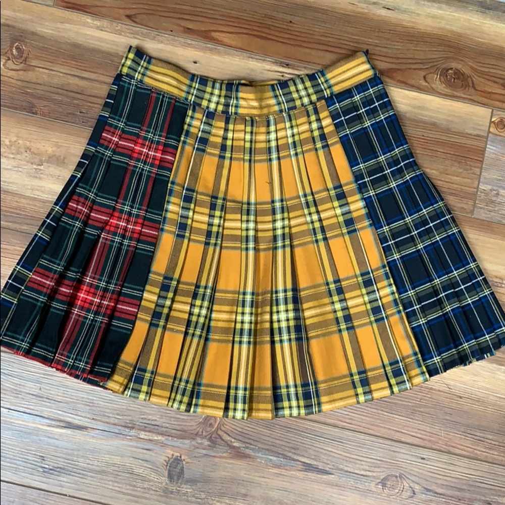 Zara plaid skirt